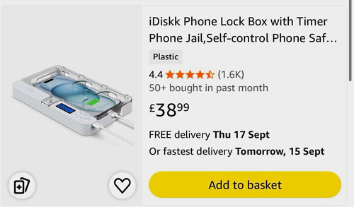 Idiskk large phone lock - large, box