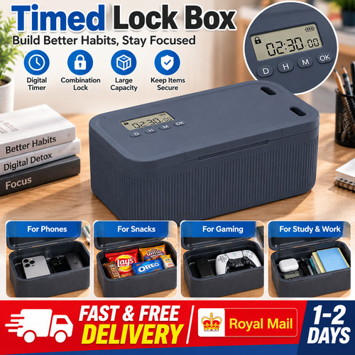 Timed lock box - phones, self