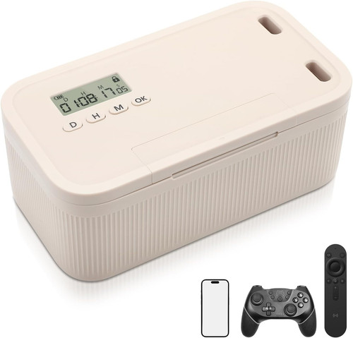 Timer lock box safe - lock, timed