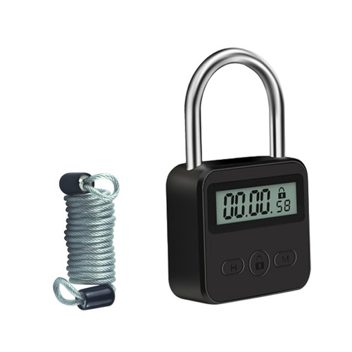 Digital timer padlock - timer, 1m