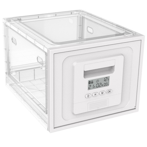 Digital lock box with - lock,